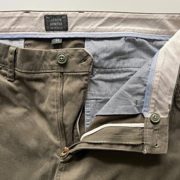 J. Crew 484 Slim-Fit Stretch Chino in Catskill Green (32 x 32) - Picture 2 of 3